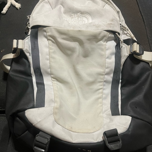The North Face Men\'s Gray and Black Backpack